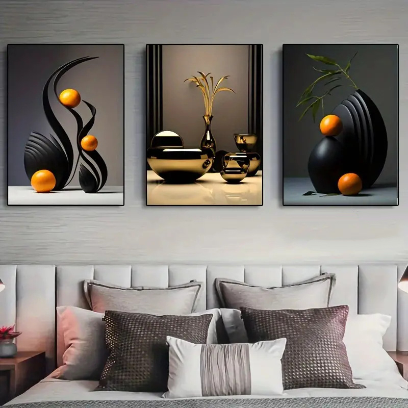 Interior Design Sketch - 3 pçs/set abstrato impressão em tela