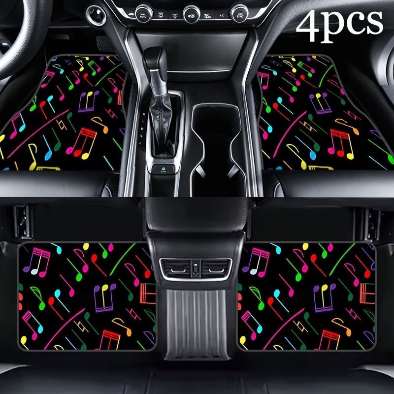 Interior Design Um - Conjunto de 4 tapetes para carro