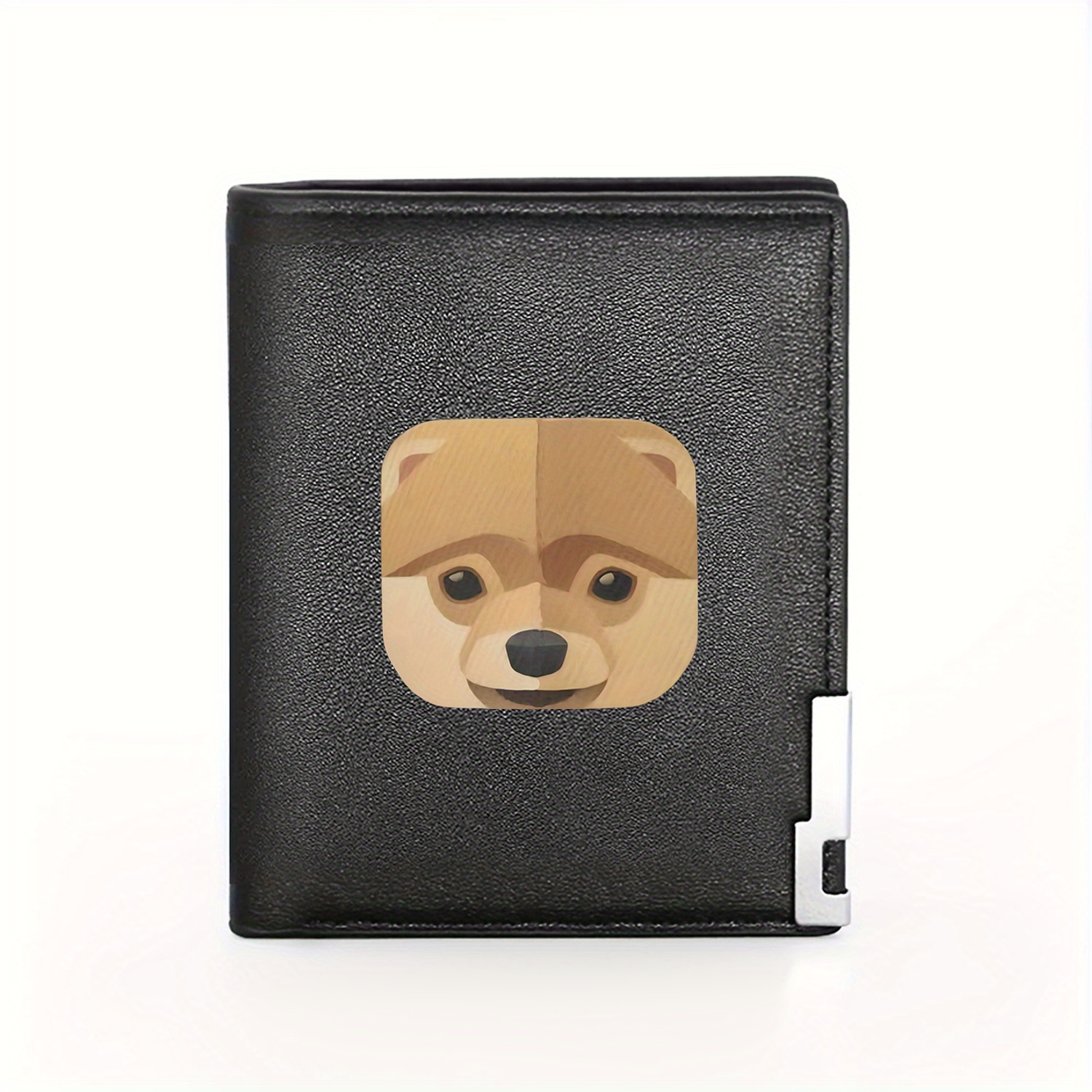 Interior Design Graphic Standards - Adorável pomeranian cão rosto design carteira