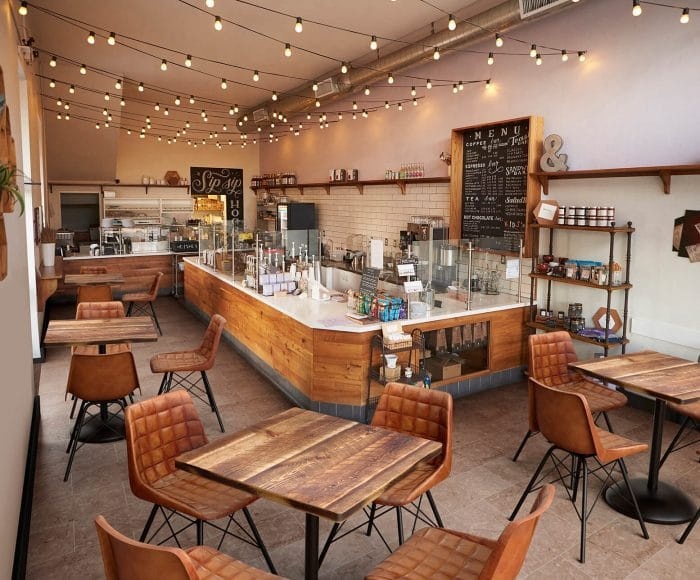 Interior Design Of Cafe - Design de balcão de café em