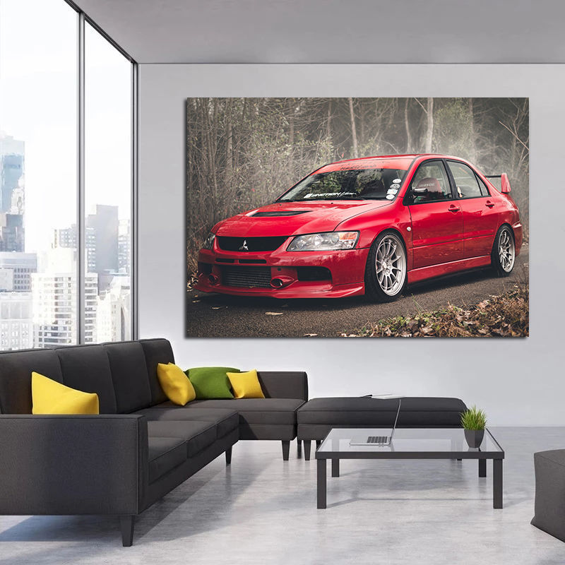 Supercar cartazes lancer evo c - Interior Design Sketch avaliação e preço