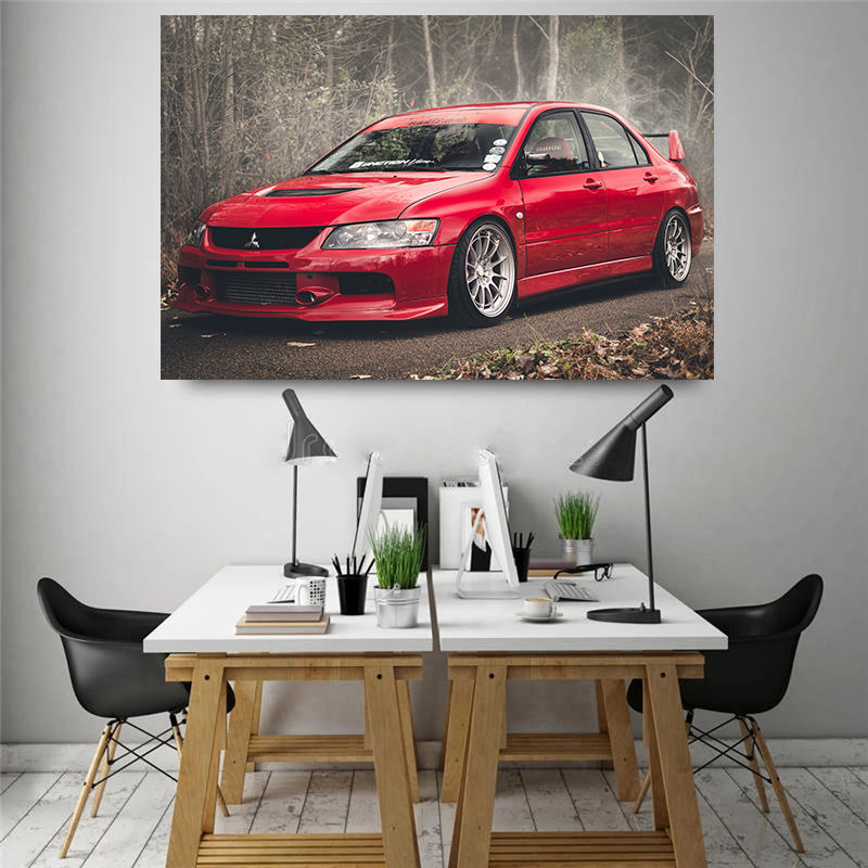 Supercar cartazes lancer evo c - Interior Design Sketch avaliação e preço