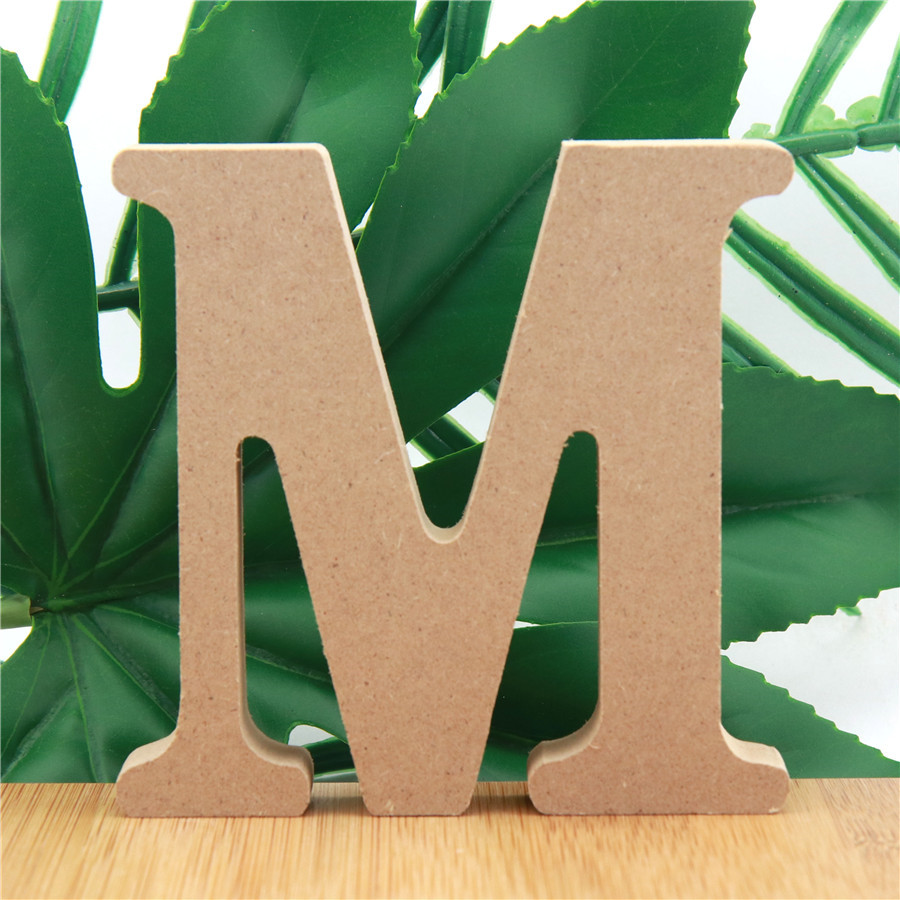1pc 10cm cor de madeira letras - Interior Design Quotes avaliação e preço