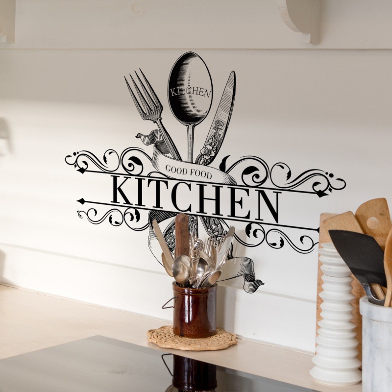 Autocolante decorativo de pare - Interior Design Kitchen avaliação e preço