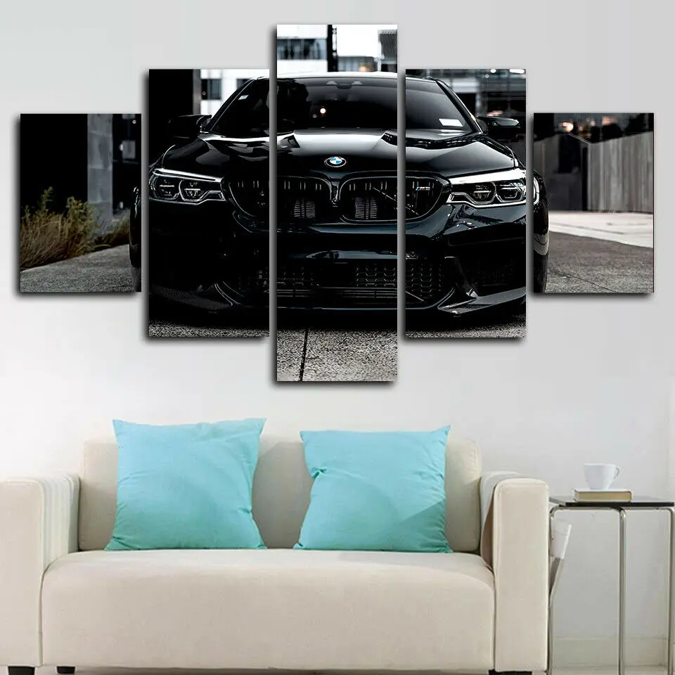 Sem moldura de lona 5 peças pr - Interior Design Sketch avaliação e preço