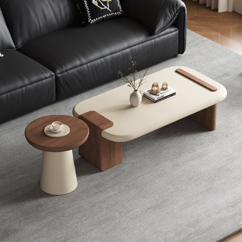Mesa de Café em Madeira de Noz - Interior Design Minimalist avaliação e preço