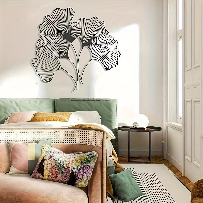 Ginkgo folha decoração de pare - Interior Design Of Cafe avaliação e preço