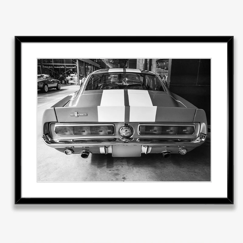 Preto e branco ford mustang cl - Interior Design Sketch avaliação e preço