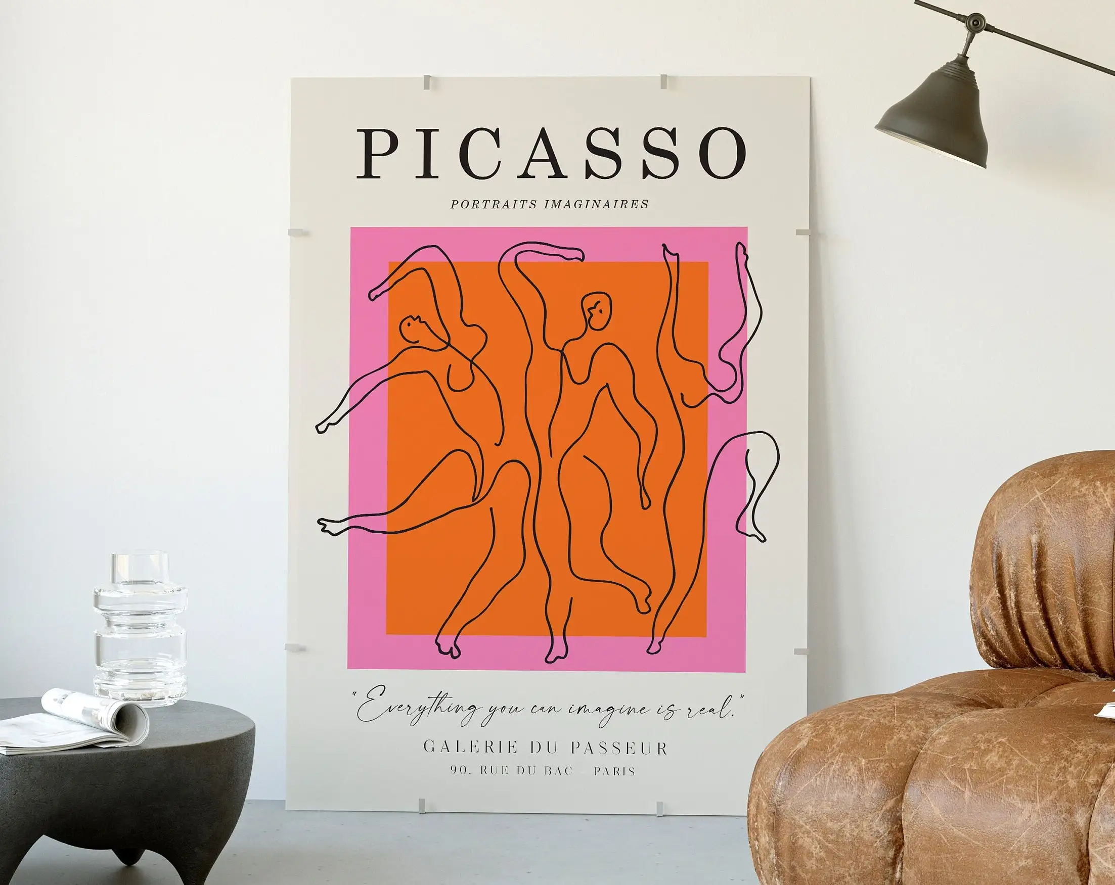 Picasso exposição arte da pare - Interior Design Sketch avaliação e preço