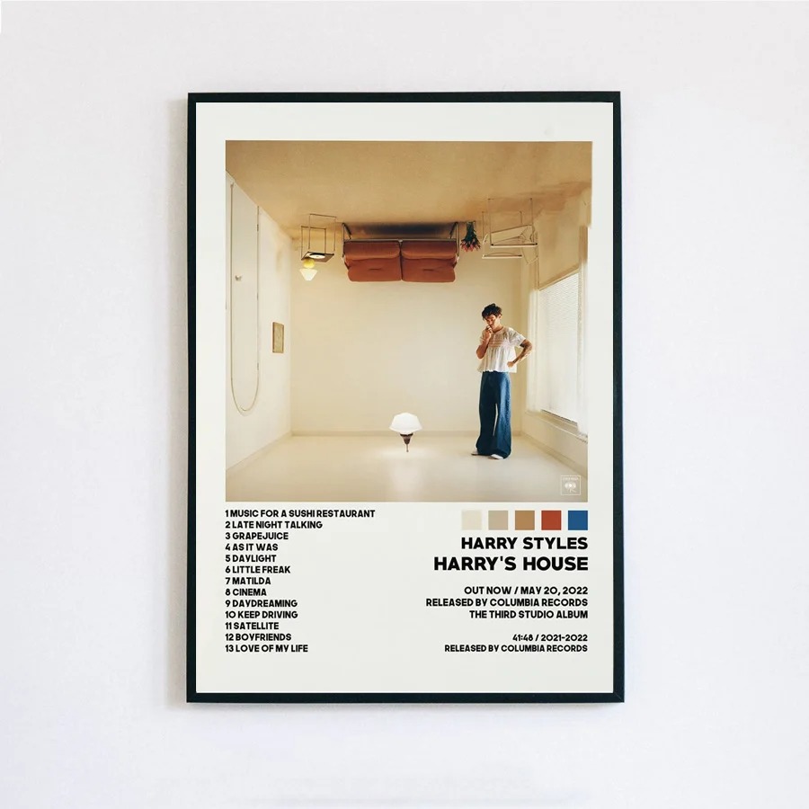 H-Harry's House Poster, Linha  - Interior Design Sketch avaliação e preço