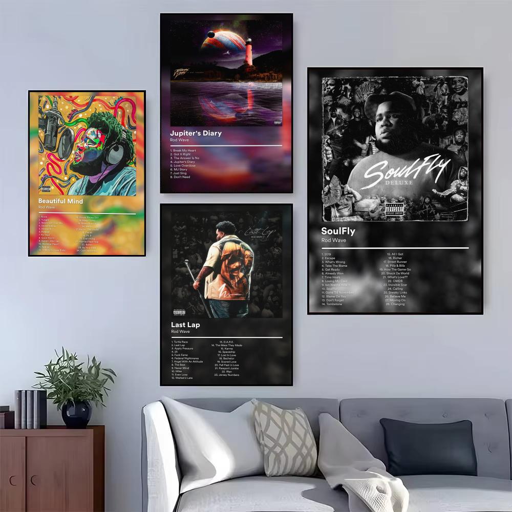 Pôster de Rap Emocional R-Rod  - Interior Design Minimalist avaliação e preço