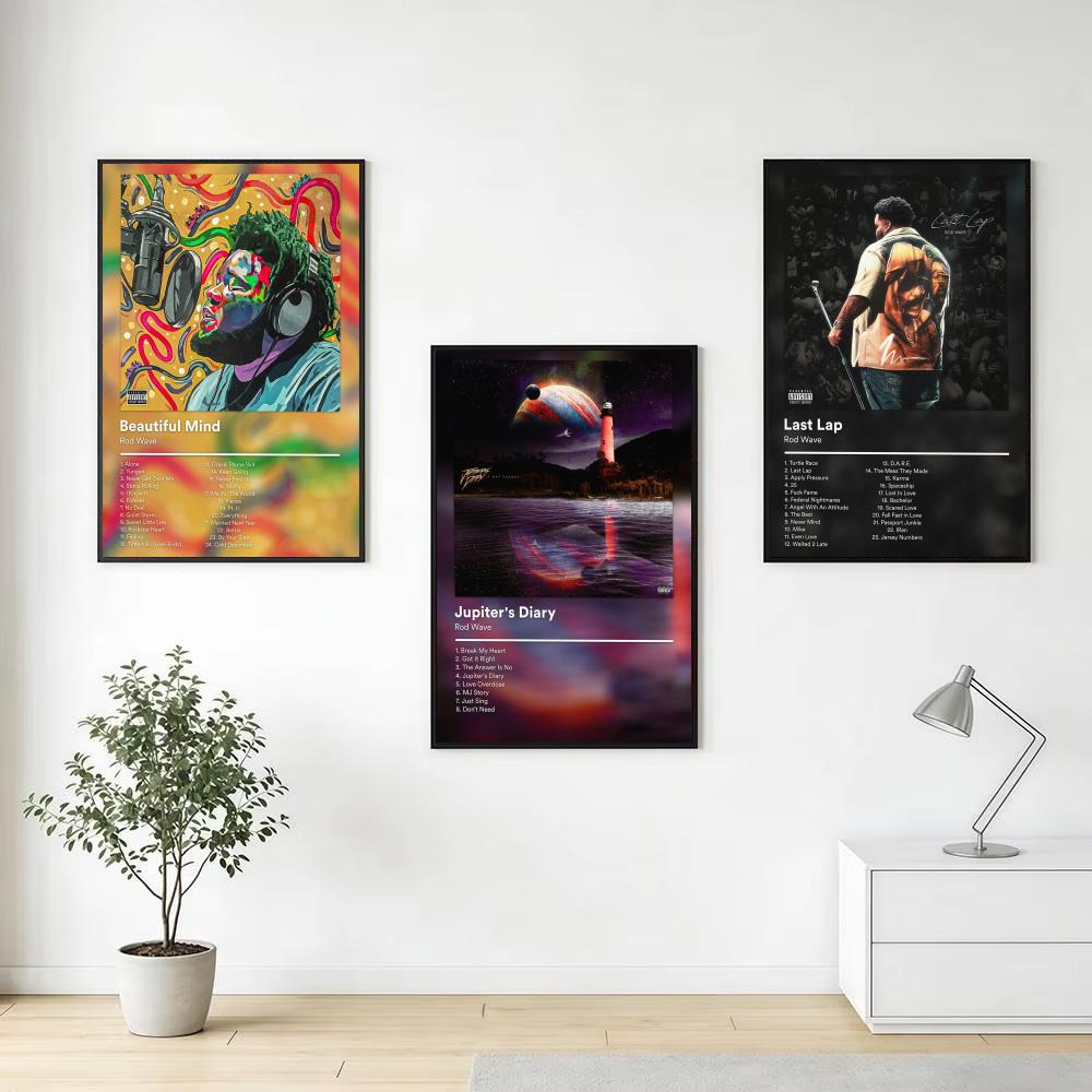 Pôster de Rap Emocional R-Rod  - Interior Design Minimalist avaliação e preço